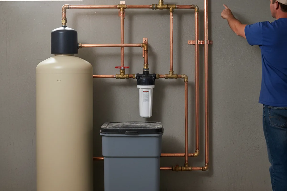 Whole-house water treatment system installed in Calumet